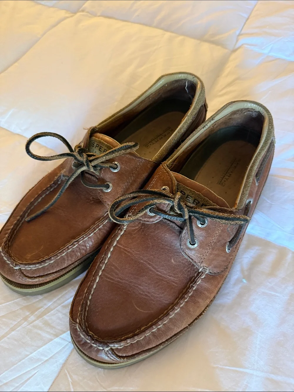 Sperry Brown Leather Classic Boat Shoes
